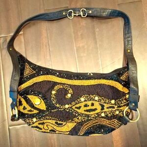 Expressions NYC Beaded Shoulder Bag